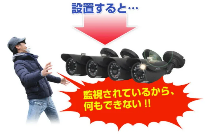 防犯カメラの設置で何もできない