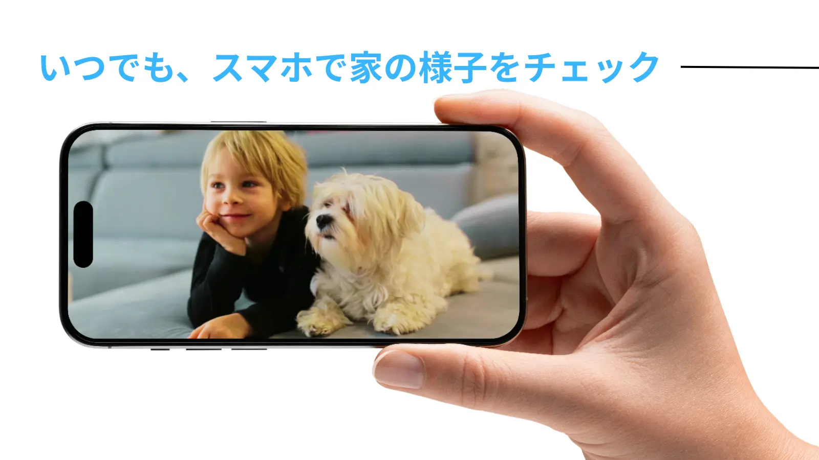 いつでも、家の様子をチェック