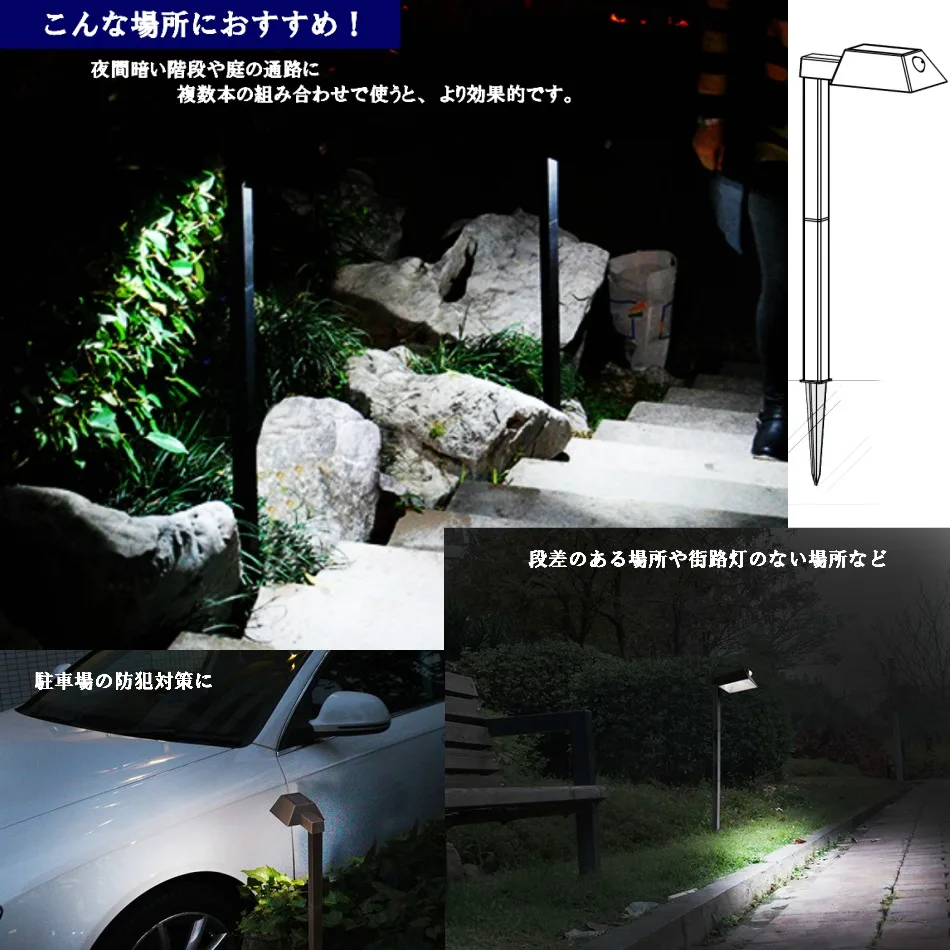 駐車場の防犯対策にも!