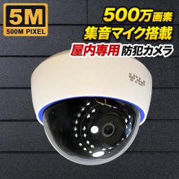 屋内用500万画素ドーム型カメラ ホワイト色 SX-500D