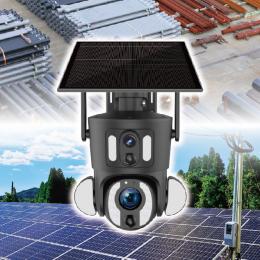 SIM通信 Wi-Fi不要600万画素PTZソーラ充電式カメラ